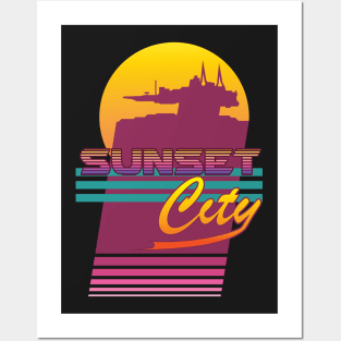 Sunset City 2.0 Posters and Art